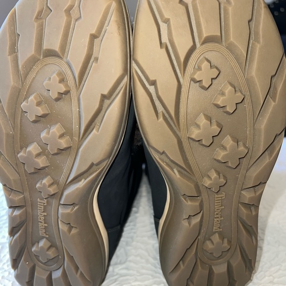 TIMBERLAND KICKADILLA Suede Leather Faux Fur Lace up boots. Size 8M - Picture 10 of 14